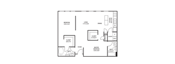 Loft 2x2 1087-1330 SF