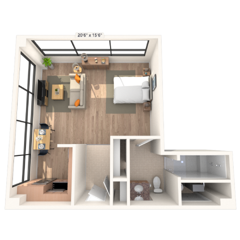 3006 Woodside Street Studio-3 Beds Apartment for Rent - Photo Gallery 12