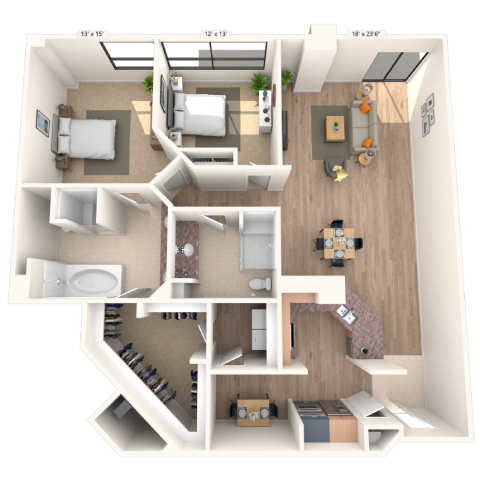 3006 Woodside Street Studio-3 Beds Apartment for Rent - Photo Gallery 25