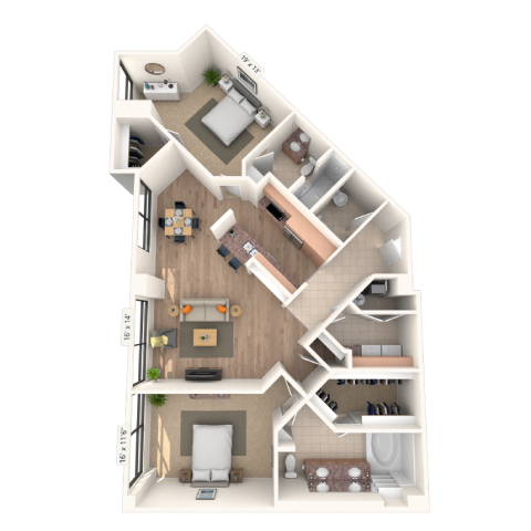 3006 Woodside Street Studio-3 Beds Apartment for Rent - Photo Gallery 22