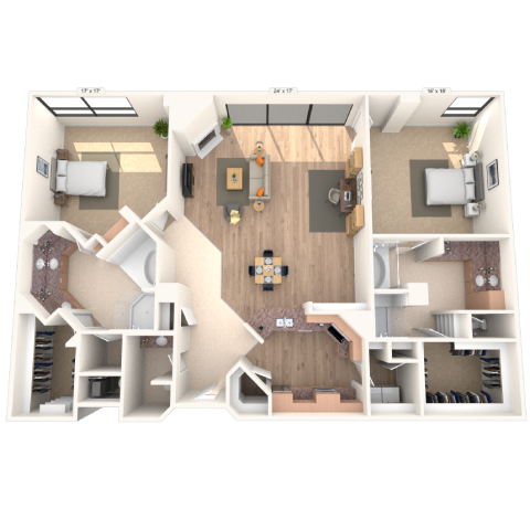 3006 Woodside Street Studio-3 Beds Apartment for Rent - Photo Gallery 16