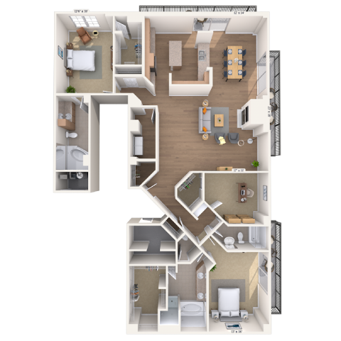 3006 Woodside Street Studio-3 Beds Apartment for Rent - Photo Gallery 26