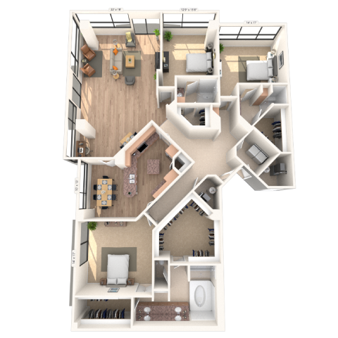 3006 Woodside Street Studio-3 Beds Apartment for Rent - Photo Gallery 30