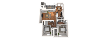 Traditional 2x2 1052-1172 SF