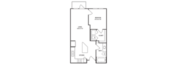 Traditional 1x1 586-593 SF