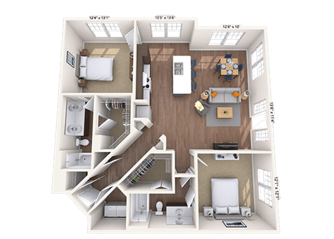 4330 Bull Creek Road Studio-3 Beds Apartment for Rent - Photo Gallery 22