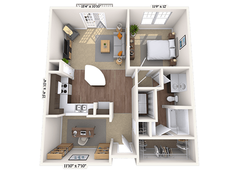 4330 Bull Creek Road Studio-3 Beds Apartment for Rent - Photo Gallery 19