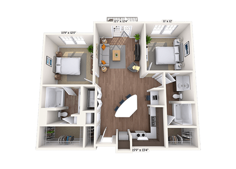 4330 Bull Creek Road Studio-3 Beds Apartment for Rent - Photo Gallery 20