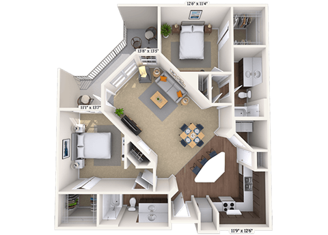 4330 Bull Creek Road Studio-3 Beds Apartment for Rent - Photo Gallery 21