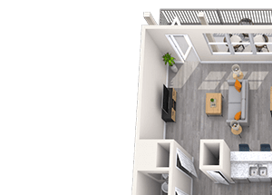 Townhome 2x2.5 1604 SF