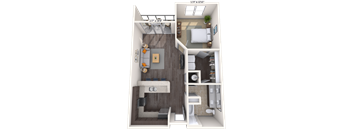 Traditional 1x1 852-972 SF