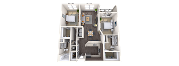 Traditional 2x2 1089-1166 SF