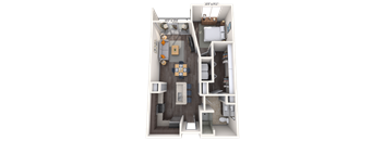 Traditional 1x1 662-740 SF