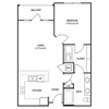 Traditional 1x1 744-789 SF