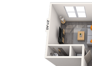 Studio 0x1 643 SF