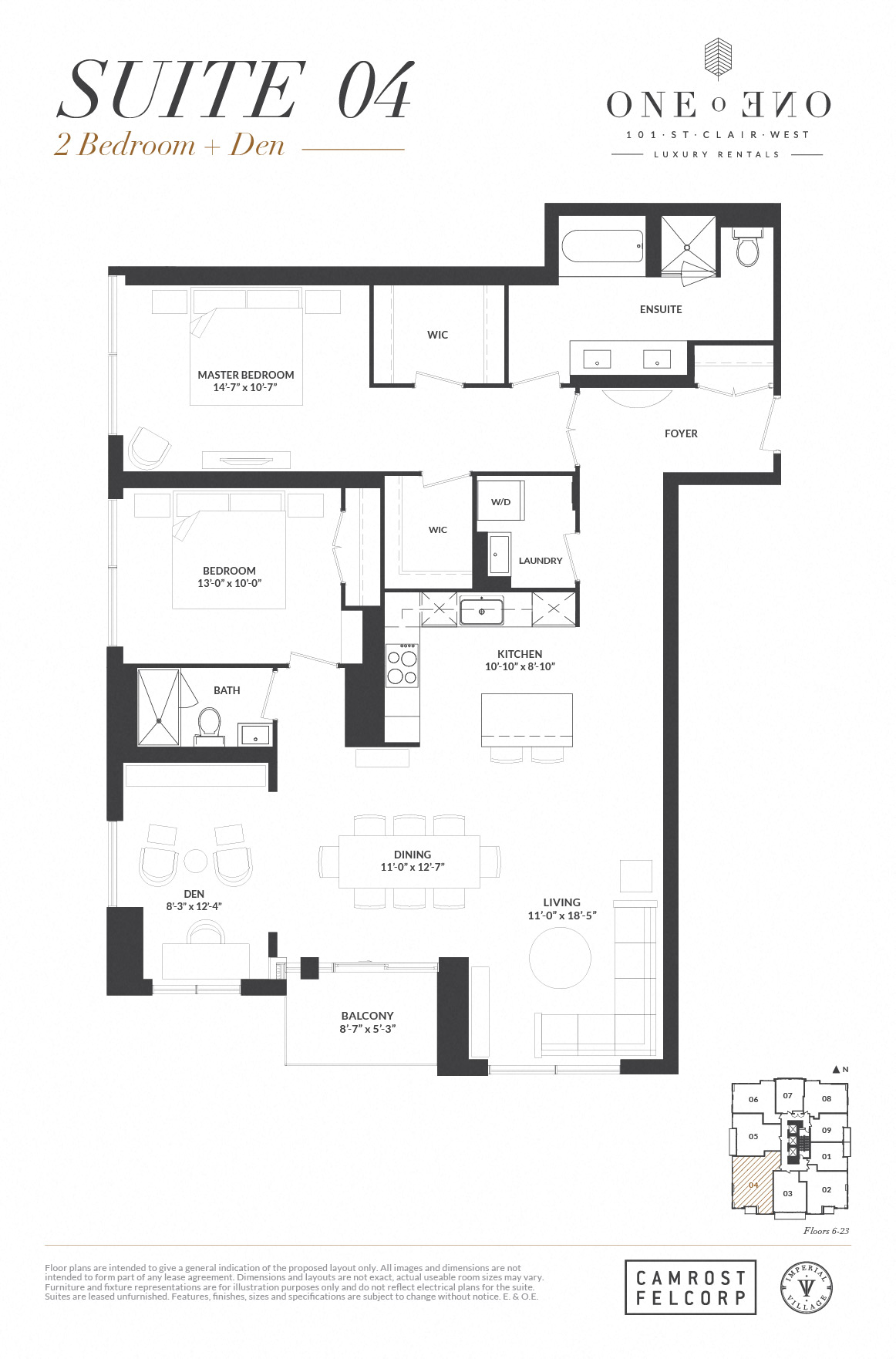 101 St. Clair Ave. W. 1-2 Beds Apartment, Condo for Rent - Photo Gallery 24