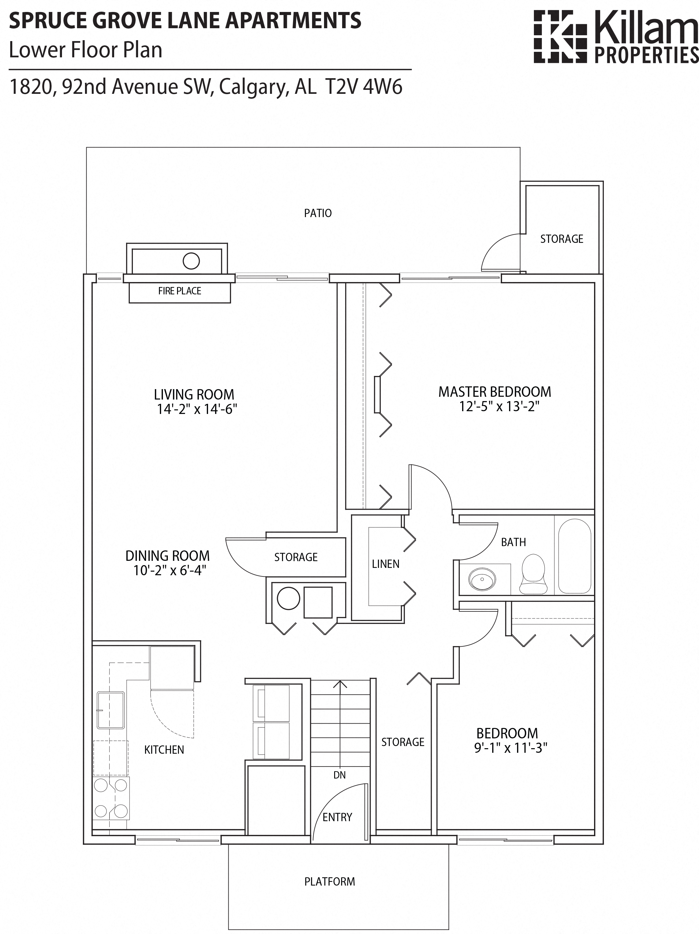 1Level - 2 Bedroom