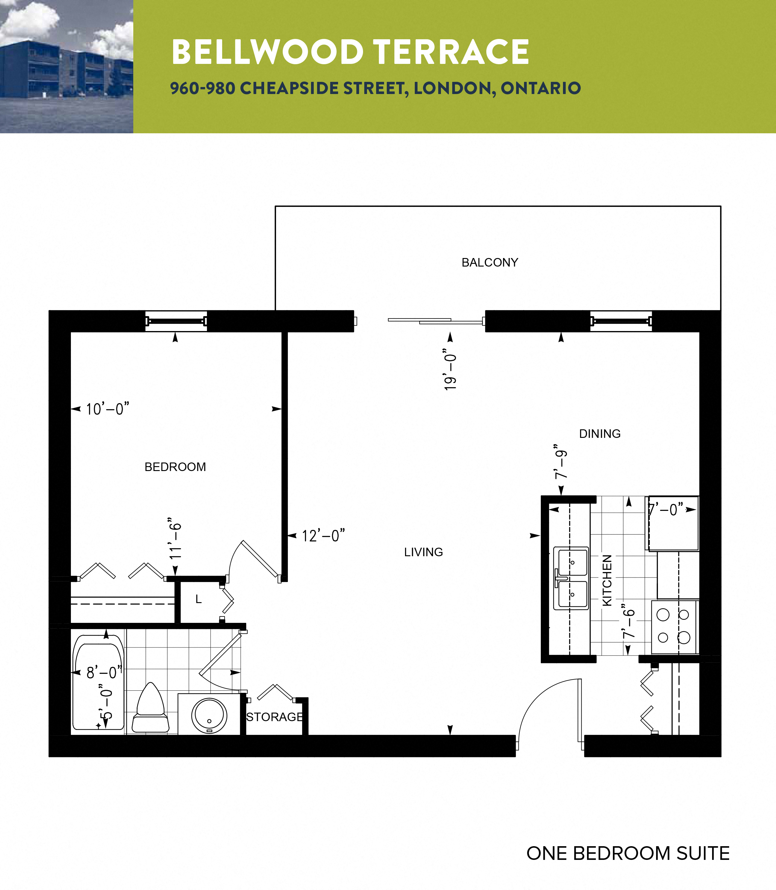 Bellwood Terrace 1 Bedroom