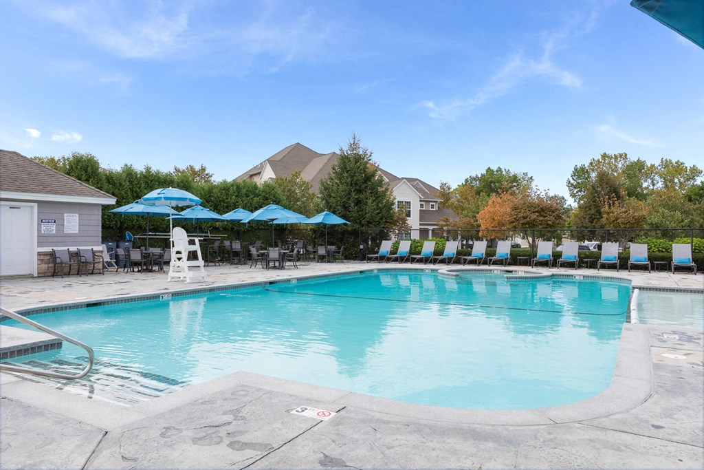 the swimming pool at our apartments