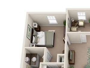 3 bed 3 bath The Atlanta Floor Plan 3 bed 3 bath The Atlanta Floor Plan at Century Capital City Apartments , Tallahassee, Florida