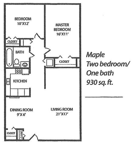 Maple Floor Plan 4