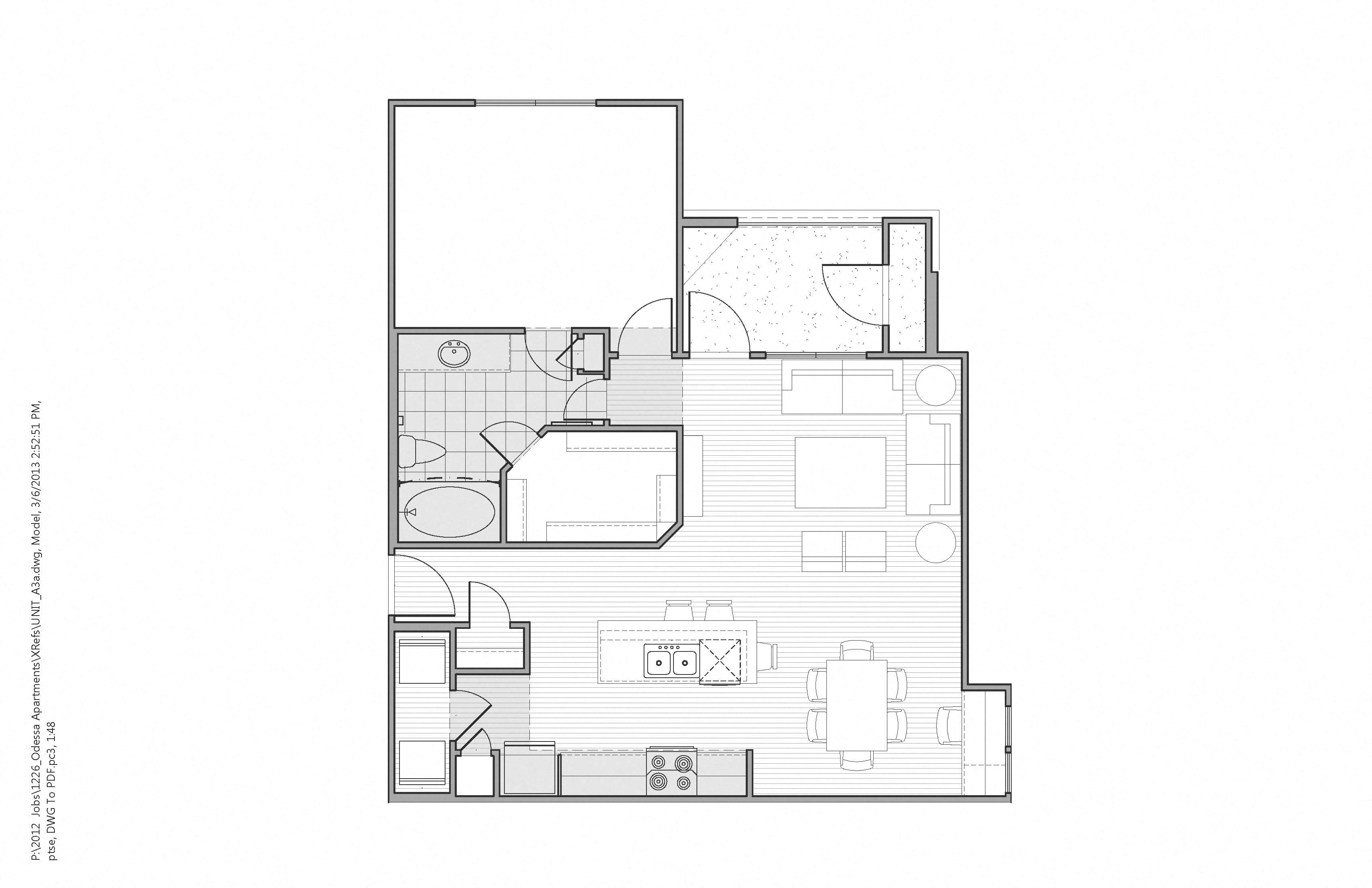 Floor plan at Faudree Ranch, Odessa, TX