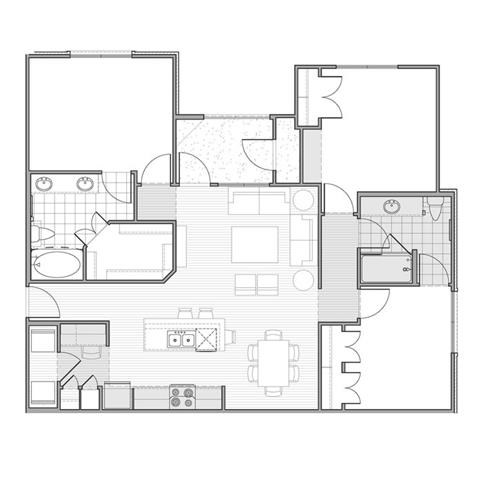 Floor plan at Faudree Ranch, 2741 Faudree Road, Odessa