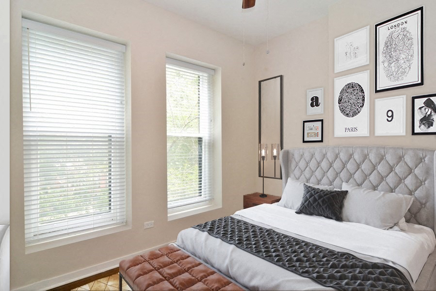 renovated bedroom 3 bed apartment lincoln park 60614