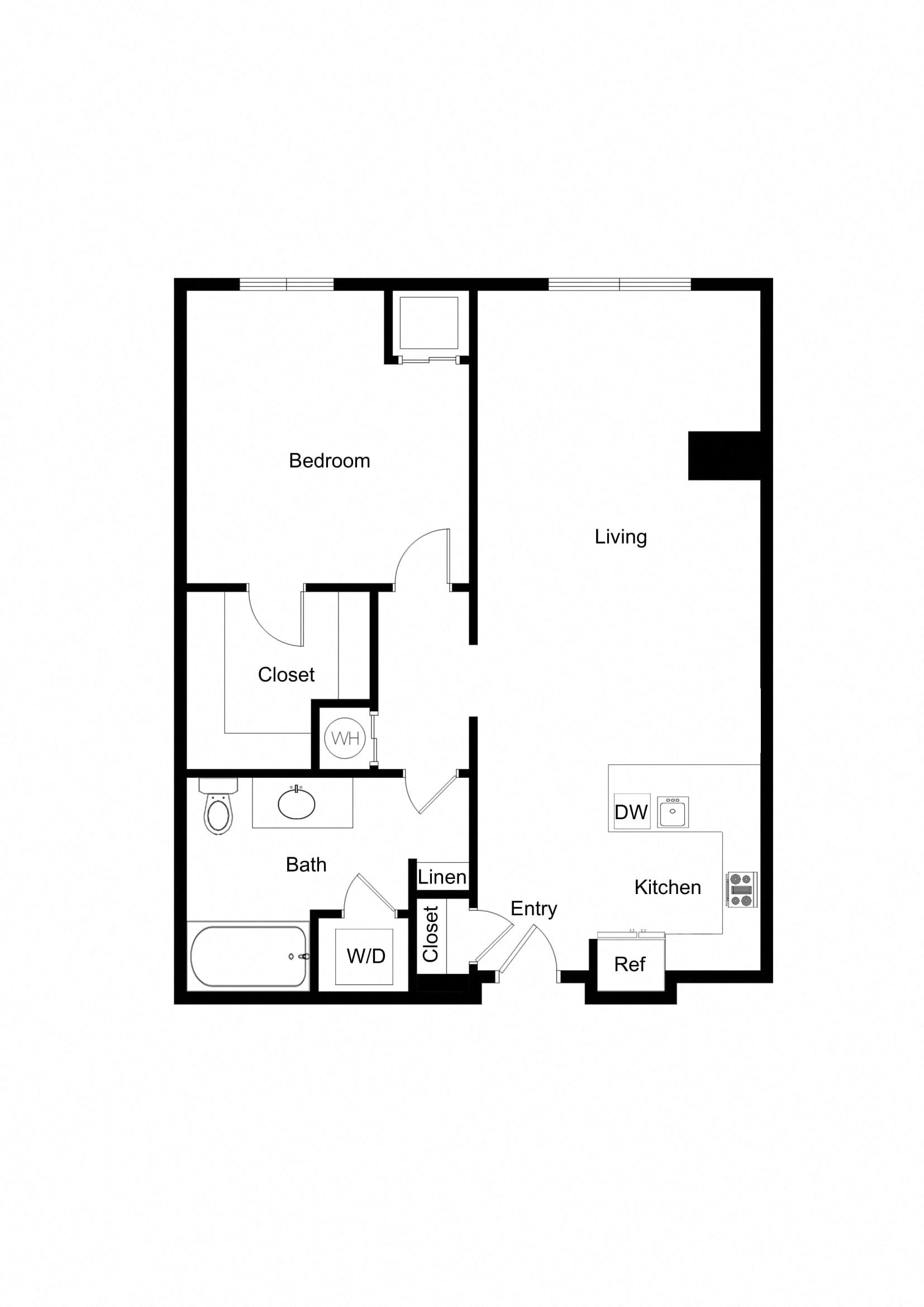 1x1 A07-1 Floor Plan