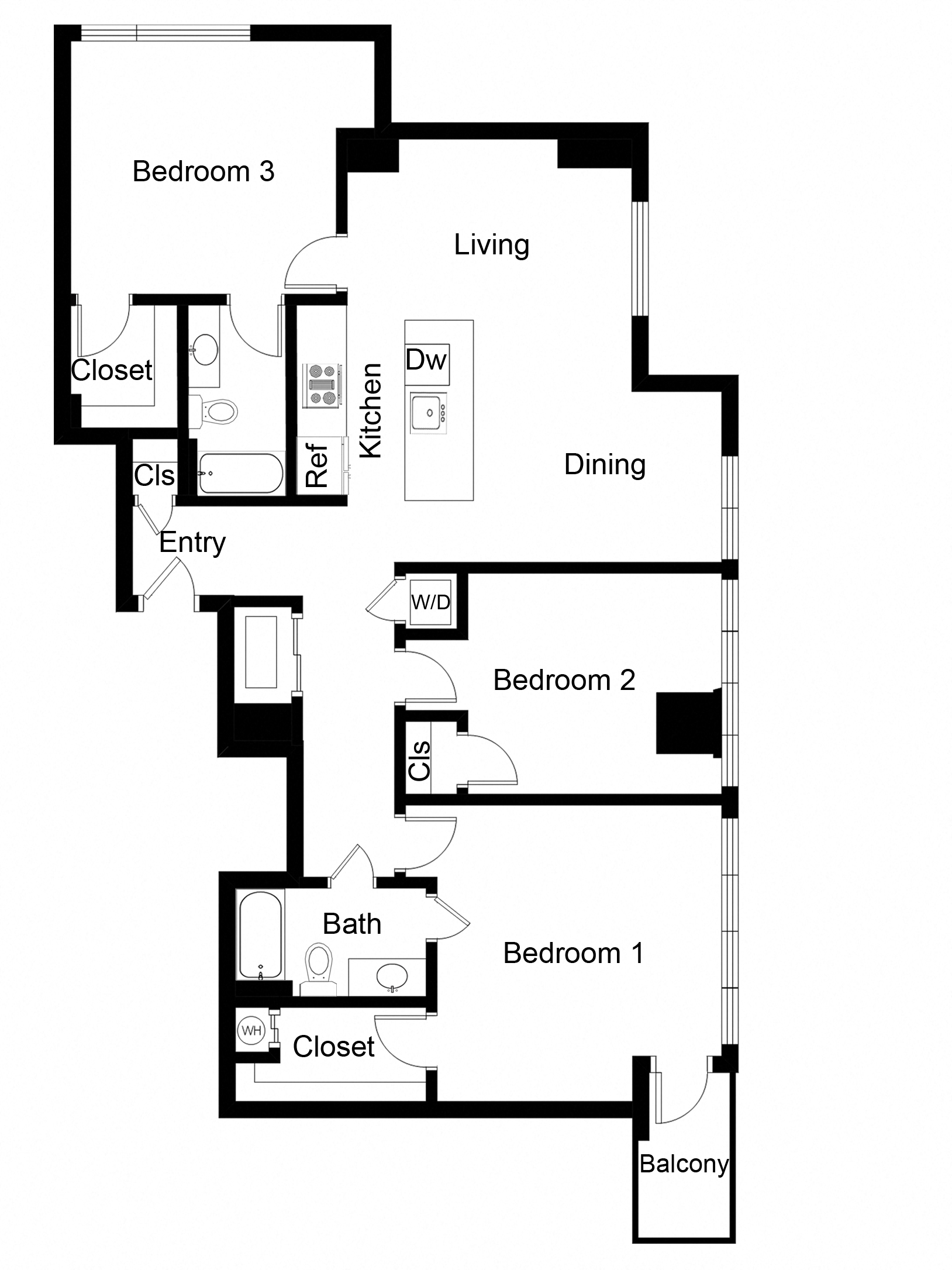 NoBe Floor Plans 3x2