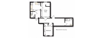 One Bedroom, One Bathroom