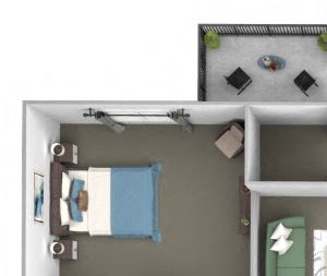 Perimeter Gardens at Georgetown - Sunroom Crossroads - 2 bedroom - 2 bath - 3D Perimeter Gardens at Georgetown - Sunroom Crossroads - 2 bedroom - 2 bath - 3D
