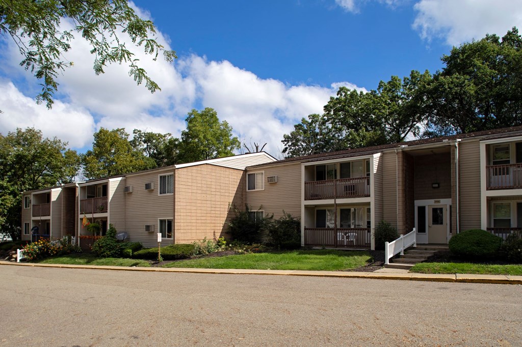 our apartments are located next to the street and have balconies