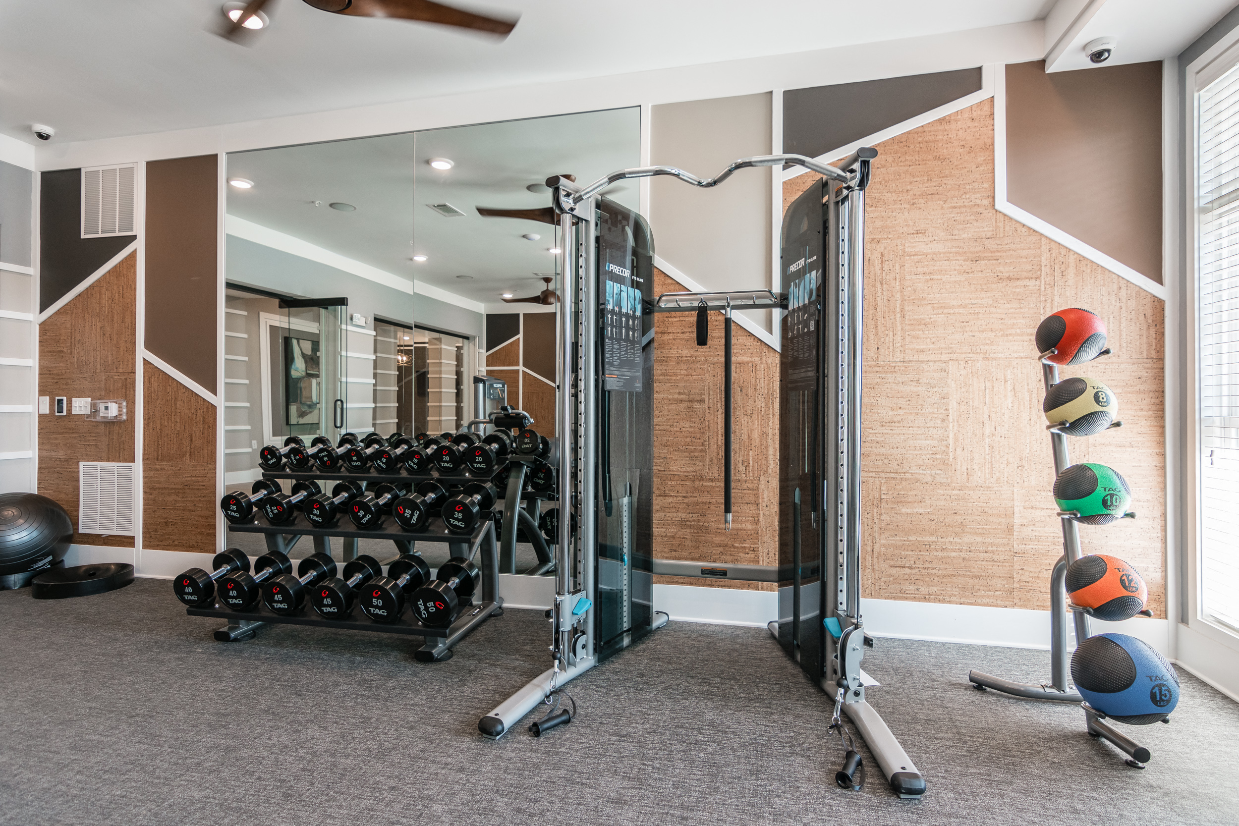 Vintage Foxland fitness center.