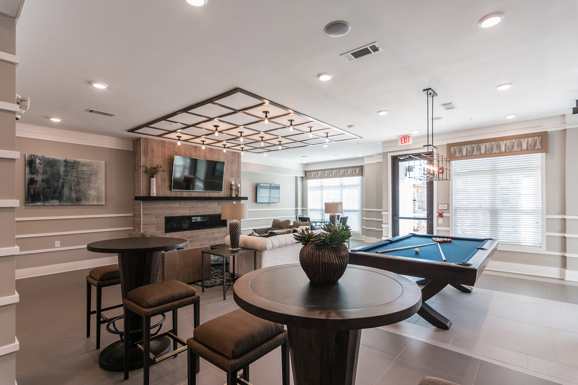 Vintage Foxland game lounge.