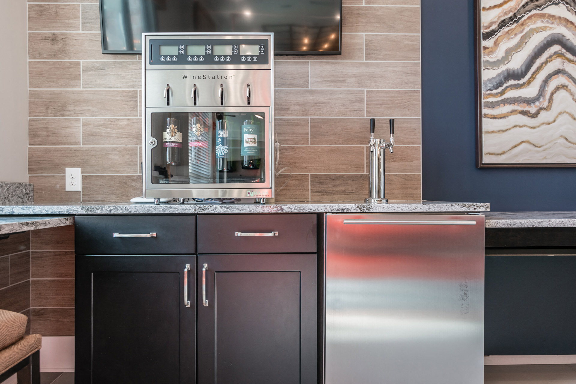 Vintage Foxland lounge.