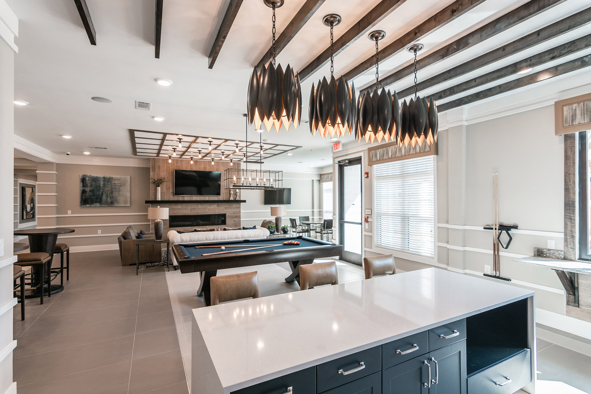 Vintage Foxland game lounge.