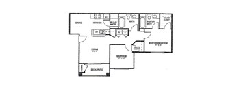 2x2 Floor plans available at Agave Apartments in Elk Grove, CA 95757