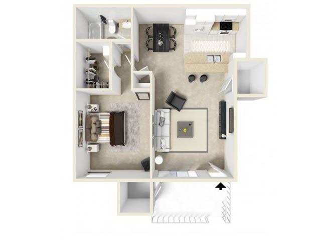 A floor plan