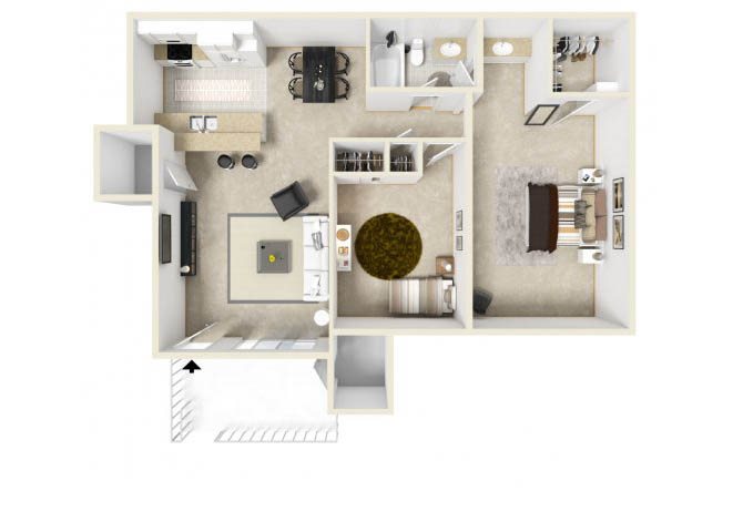 B floor plan