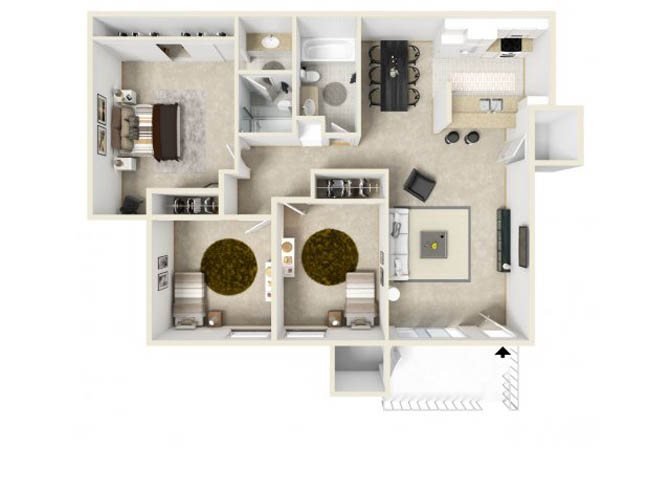D floor plan