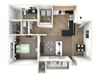 The Acorn floor plan l The Preserve at Creekside Apartments in Roseville CA