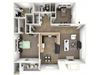 The Brook floor plan l The Preserve at Creekside Apartments in Roseville CA