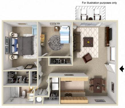 Westwood Village | Apartments | Floorplan | Cedar
