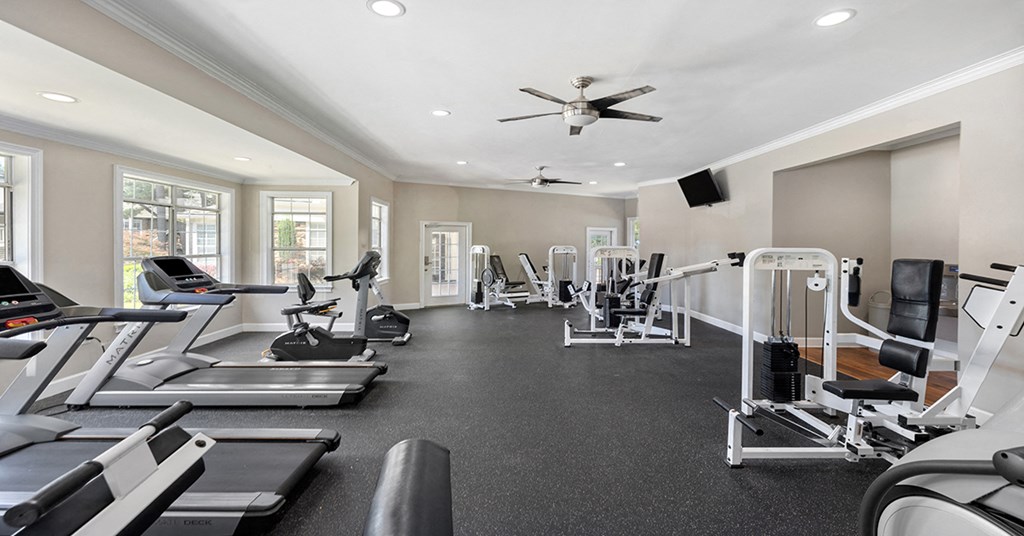 the gym is equipped with state of the art gym equipment