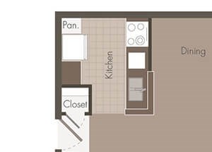 1 Bedroom | 1 Bath | 708 SF 1 Bedroom | 1 Bath | 708 SF