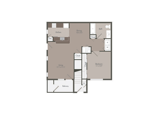 1 Bedroom | 1 Bath | 733 SF