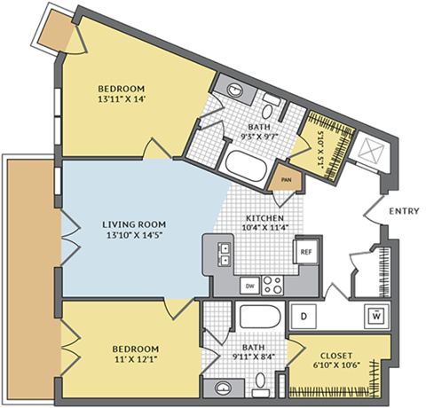 4600 West Village Place Studio-3 Beds Apartment for Rent - Photo Gallery 65