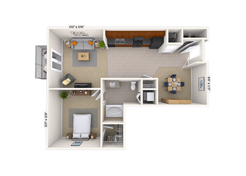 4600 West Village Place Studio-3 Beds Apartment for Rent - Photo Gallery 22