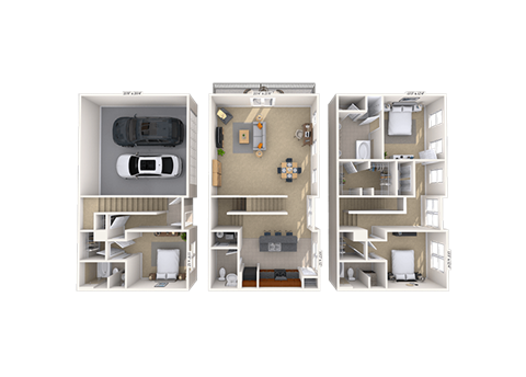 4600 West Village Place Studio-3 Beds Apartment for Rent - Photo Gallery 41